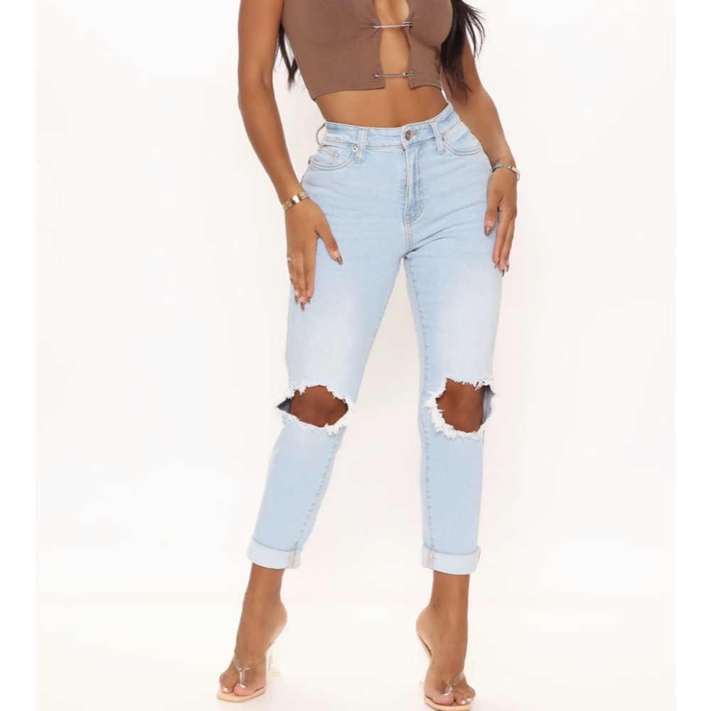 Word to your mother high rise jeans